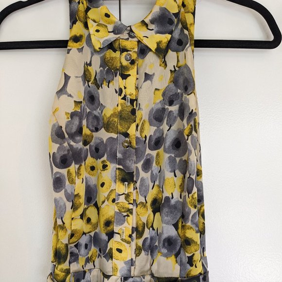Yellow and gray floral maxi dress from Modcloth - Picture 6 of 7